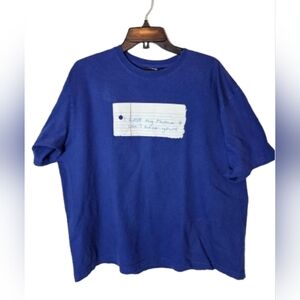 No Boundaries Vintage Blue "Lost My Number" Graphic T-Shirt Men's Size XL